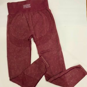 PINK Seamless M leggings Maroon